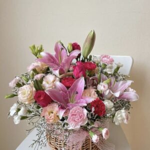 Canasta con flores